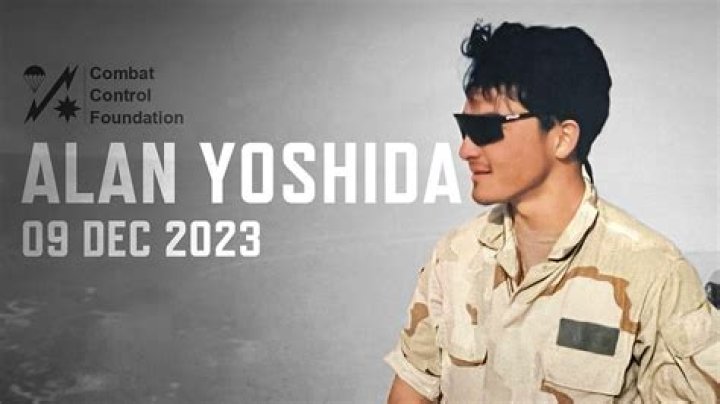 Alan Yosh Yoshida Combat Control Team US air force staff sergent has died